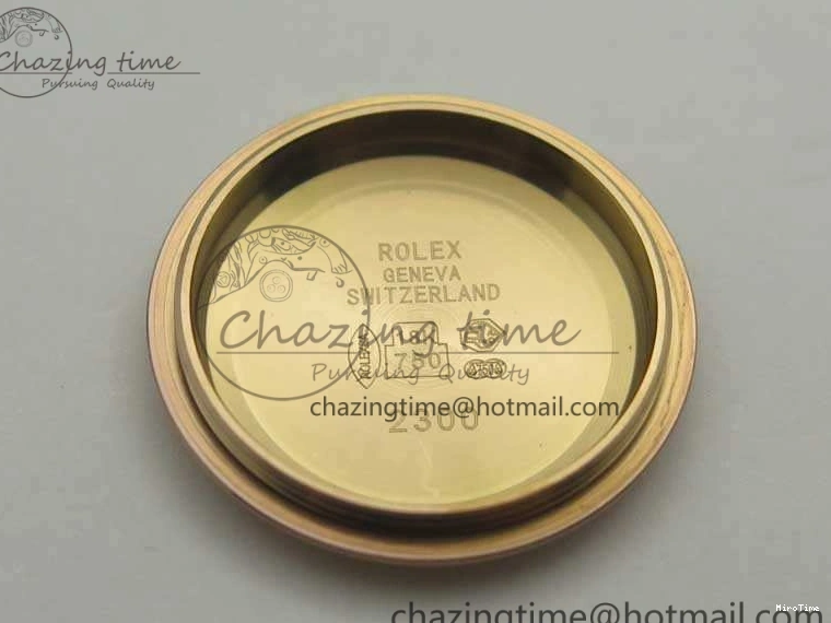 MiroTime 0412 DateJust 28mm RG BP Maker Best Edition Brown Diam Dial Fluted Bezel On RG Bracelet ETA TopPick 3441